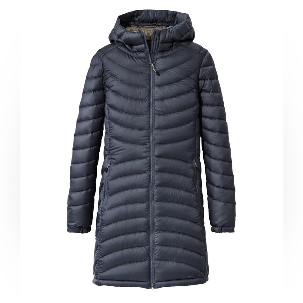 Women's Ultralight 850 Down Hooded Coat, Three-Quarter Length